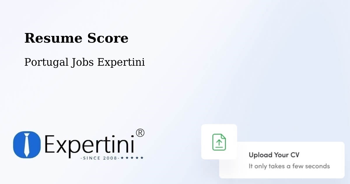 Resume Score & Job Description Match Tool – Beringel - Portugal Jobs Expertini